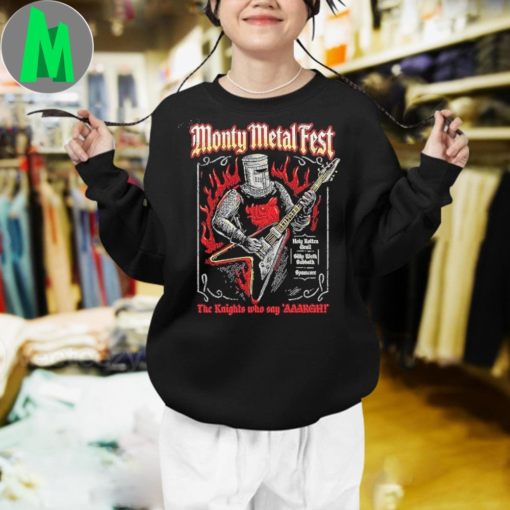 Original Monty Metal Fest The Knights Who Say Alright Shirt