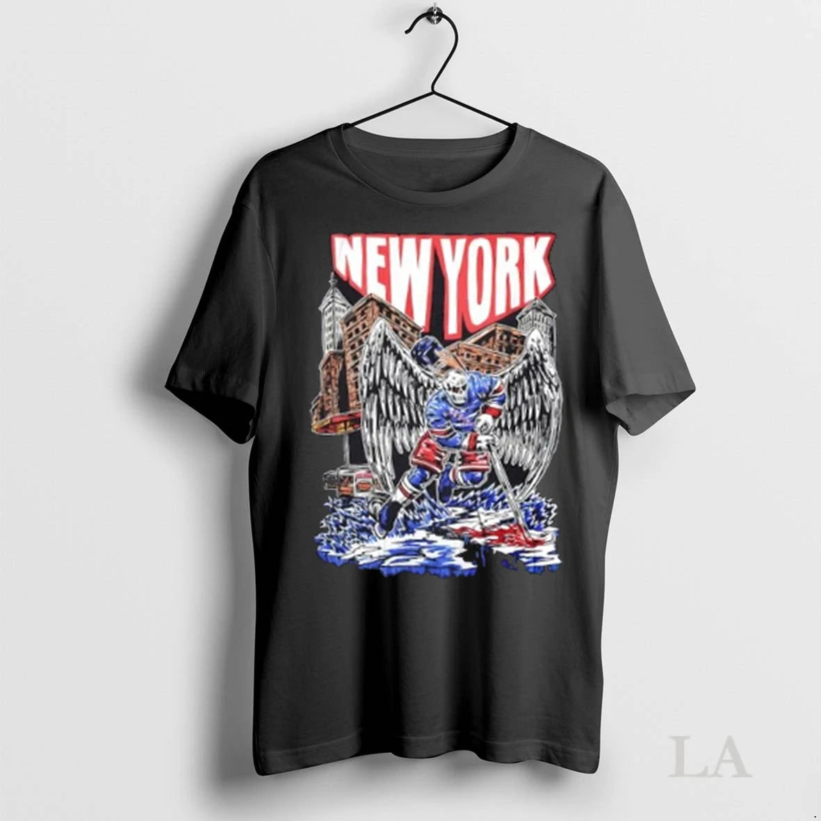 Original Nhl New York Rangers Hockey Halloween Skeleton