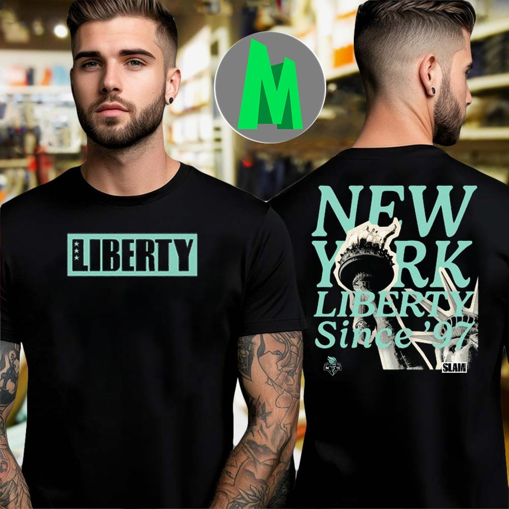 Original New York Liberty Since ’97 Statue of Liberty Graphic T-Shirt