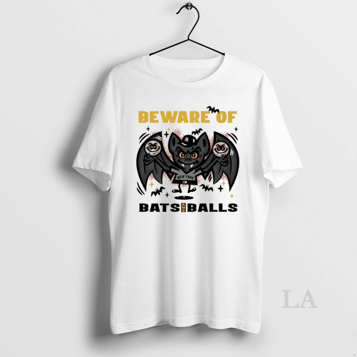 Original New York Yankees October Baseball Beware Of Bats And Balls