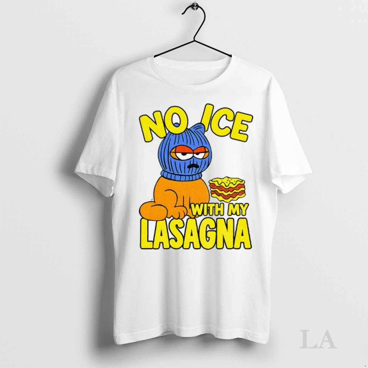 Original Orange Cat No Ice With My Lasagna Funny Meme