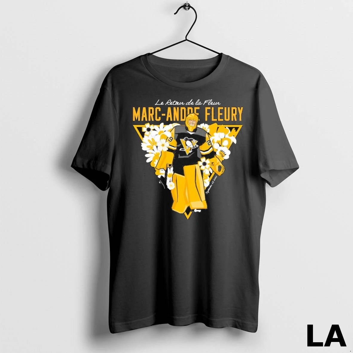 Original Pittsburgh Penguins Yellow Marc Andre Fleury