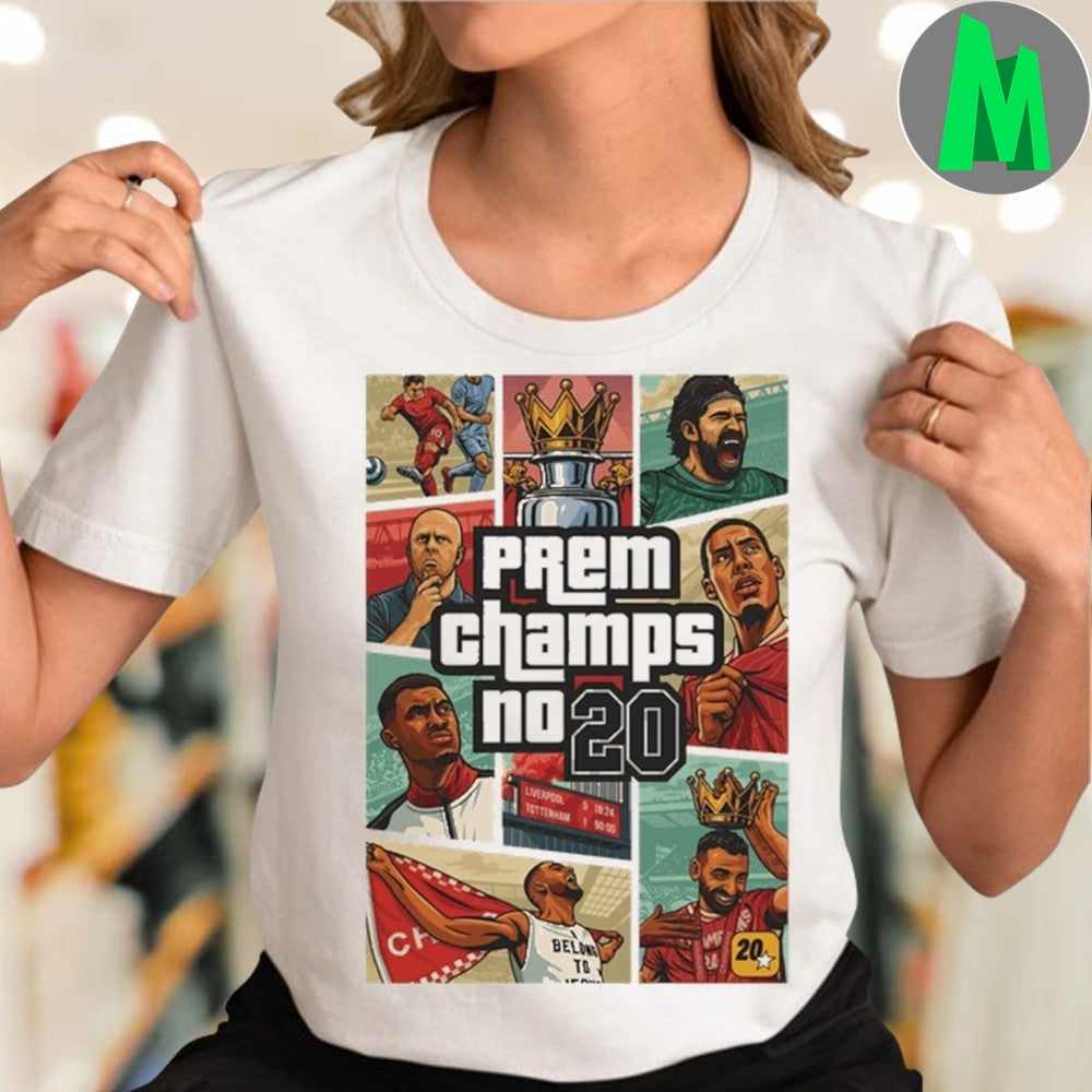 Original Prem Champs No 20 by Moving Unit Shirt