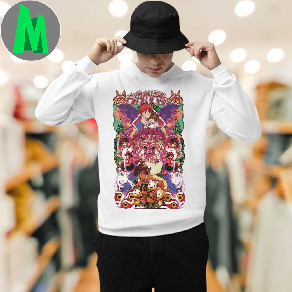 Original Princess Mononoke Studio Ghibli Shirt