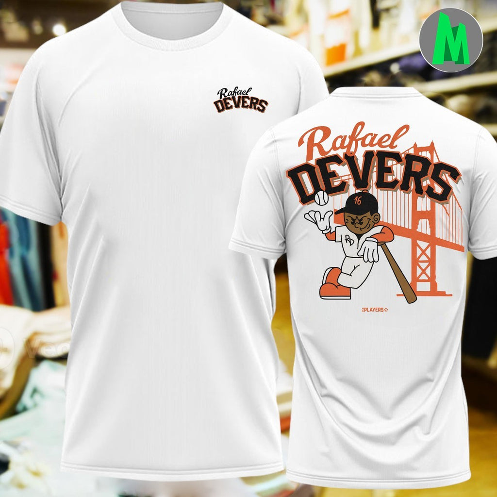Original Rafael Devers San Francisco Baseball Cartoon T-Shirt