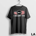 Original Raised Fist I Am Aunt Tifa American Flag 8647 Long Sleve