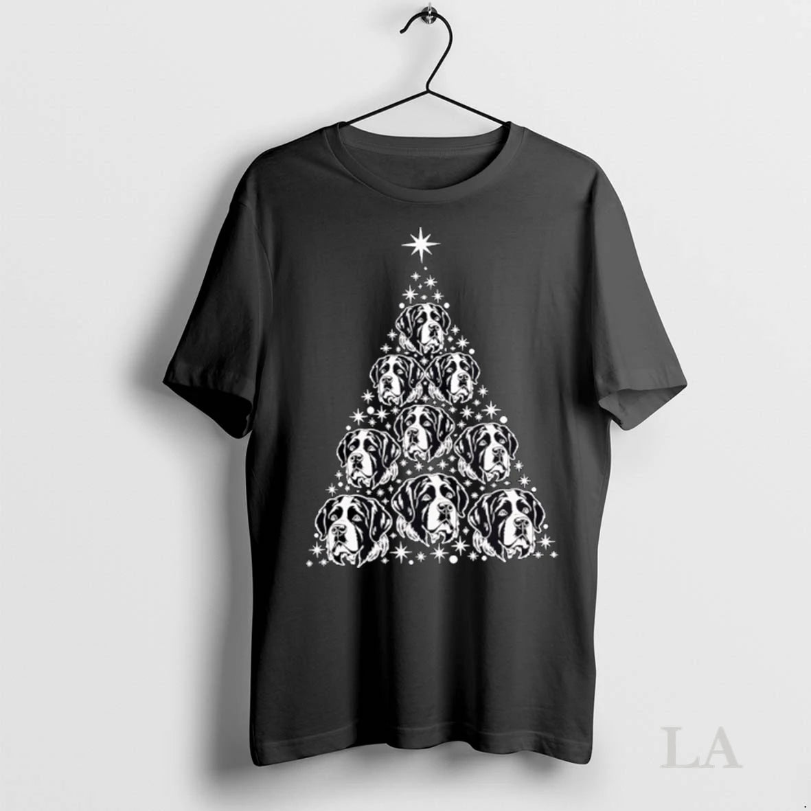 Original Saint Bernard Christmas Tree Cute