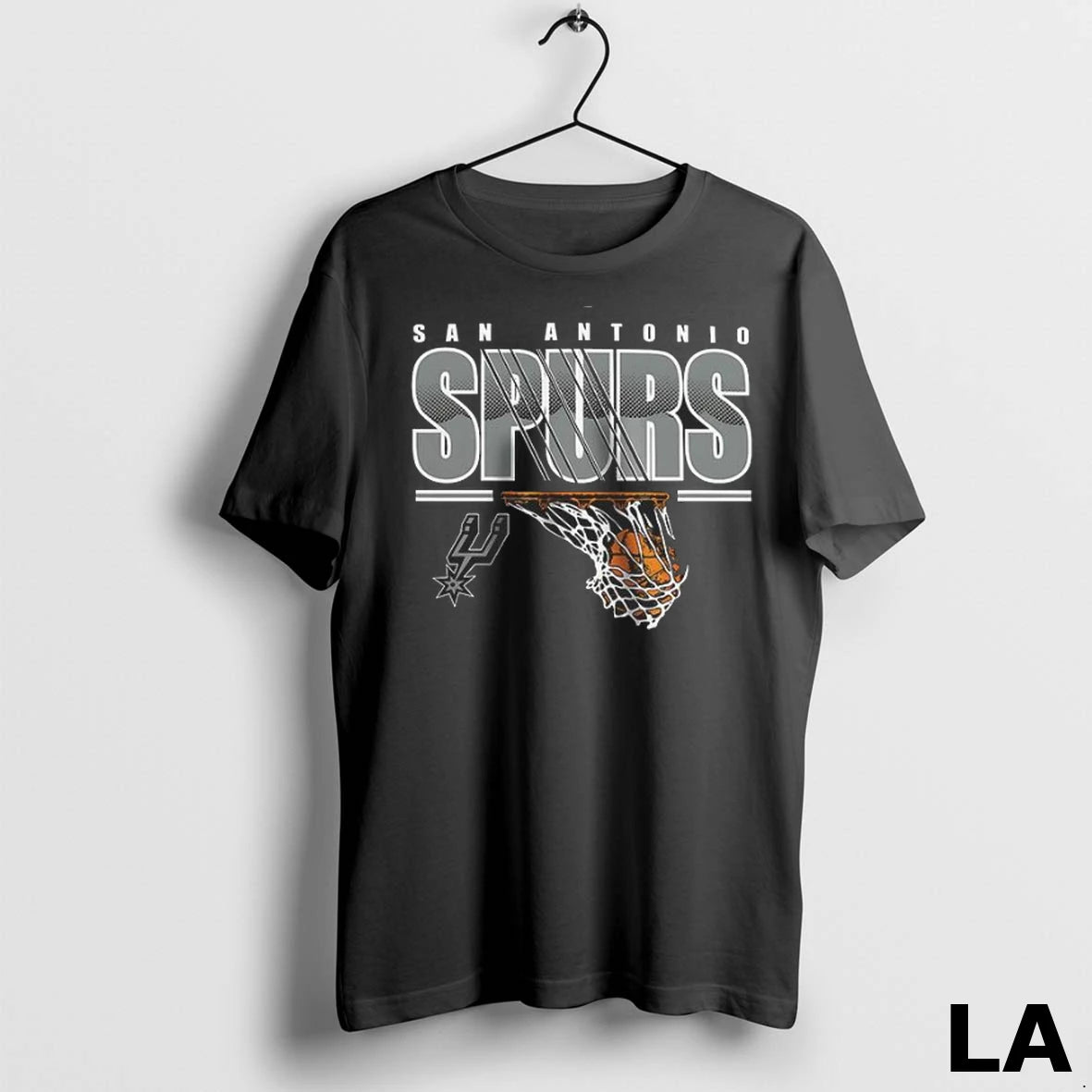 Original San Antonio Spurs Black Hoop Dreams Basketball