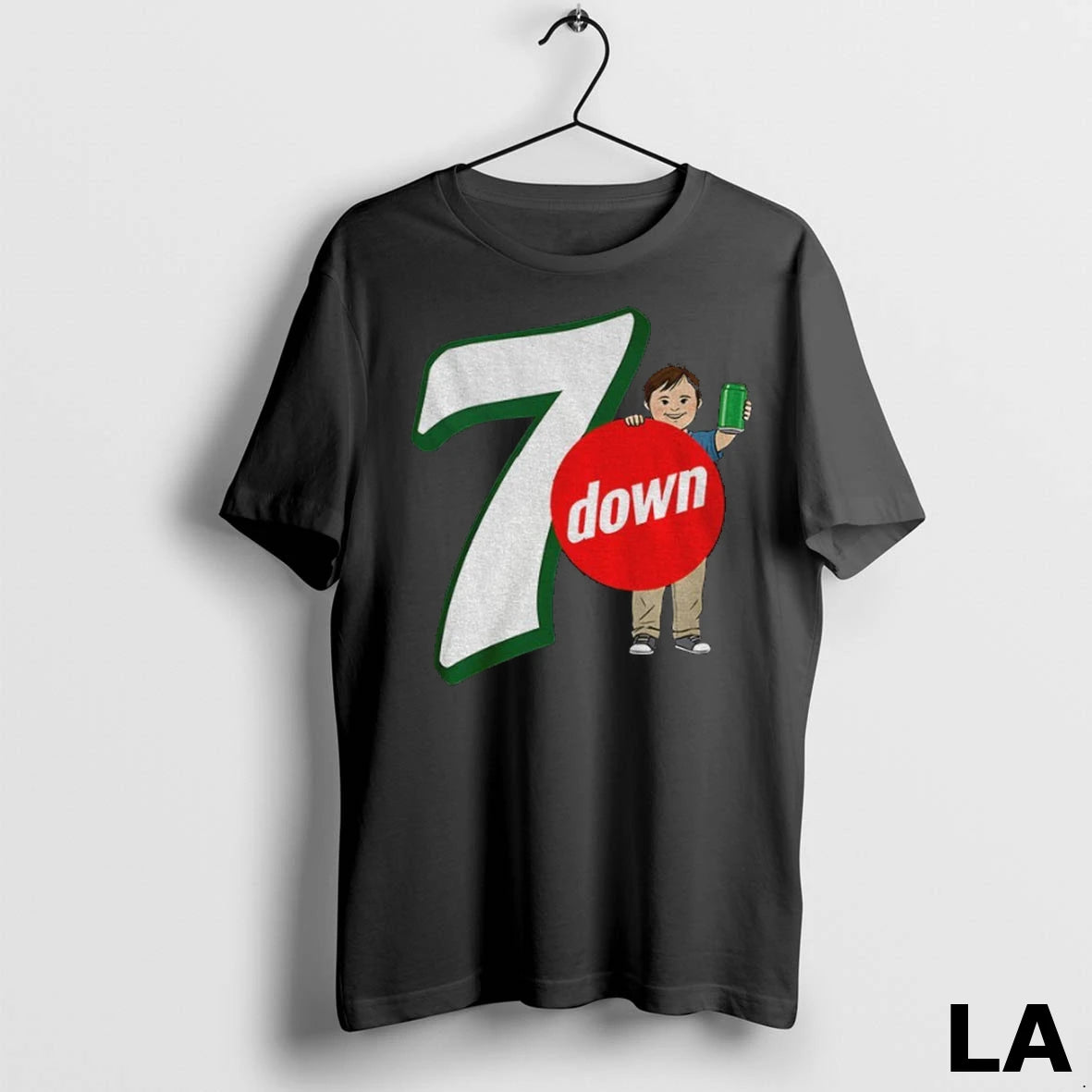 Original Seven Down 7 Up Parody Logo
