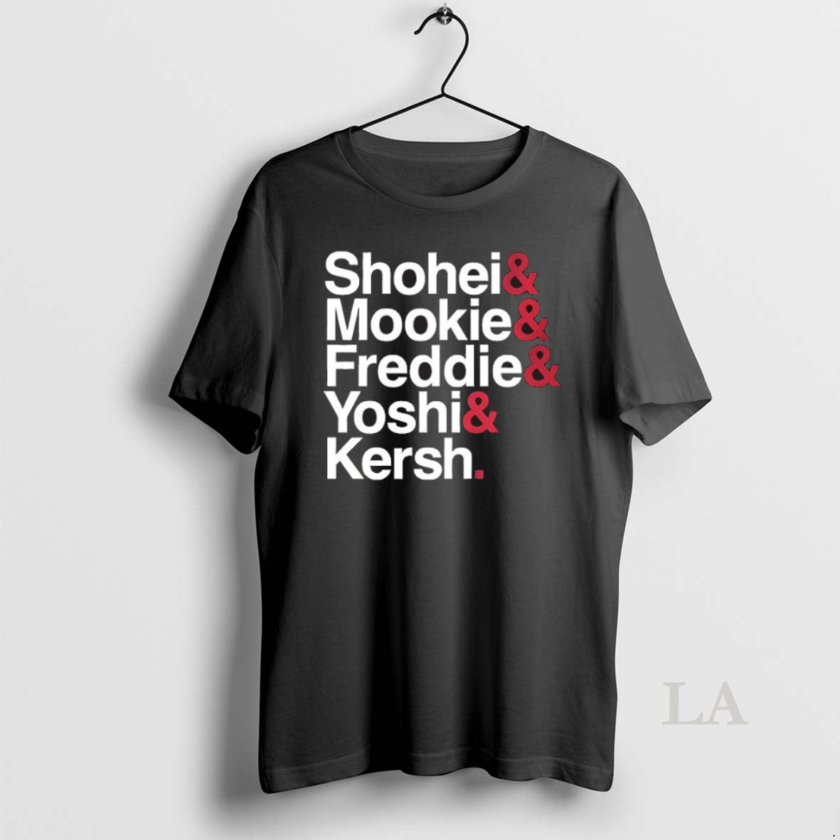 Original Shohei Mookie Freddie Yoshi And Kersh Ampersand Stars Los Angeles Dodgers Baseball