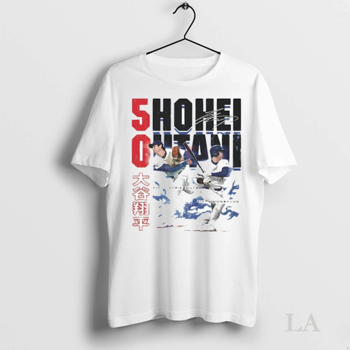 Original Shohei Ohtani Los Angeles D 50 Strikeouts 50 Home Runs