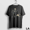 Original Skeleton Chasing Pug Halloween Dog Mom Pug