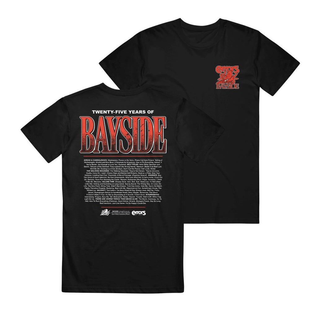 Original Song Title Twenty Five Years Of Bayside Shirt