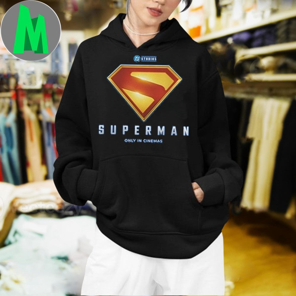 Original Superman Only In Cinemas Movie Logo Shirt