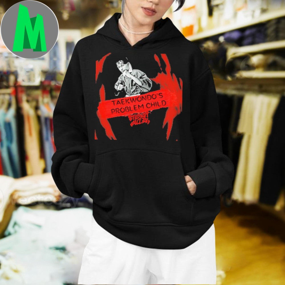 Original Taekwondo Problem Child Paint The Town Red Shirt