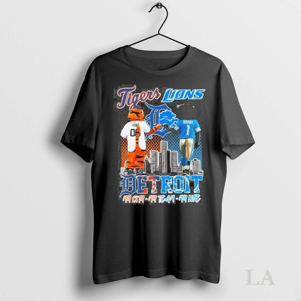 Original Tigers Lions Mascot My City My Team My Life