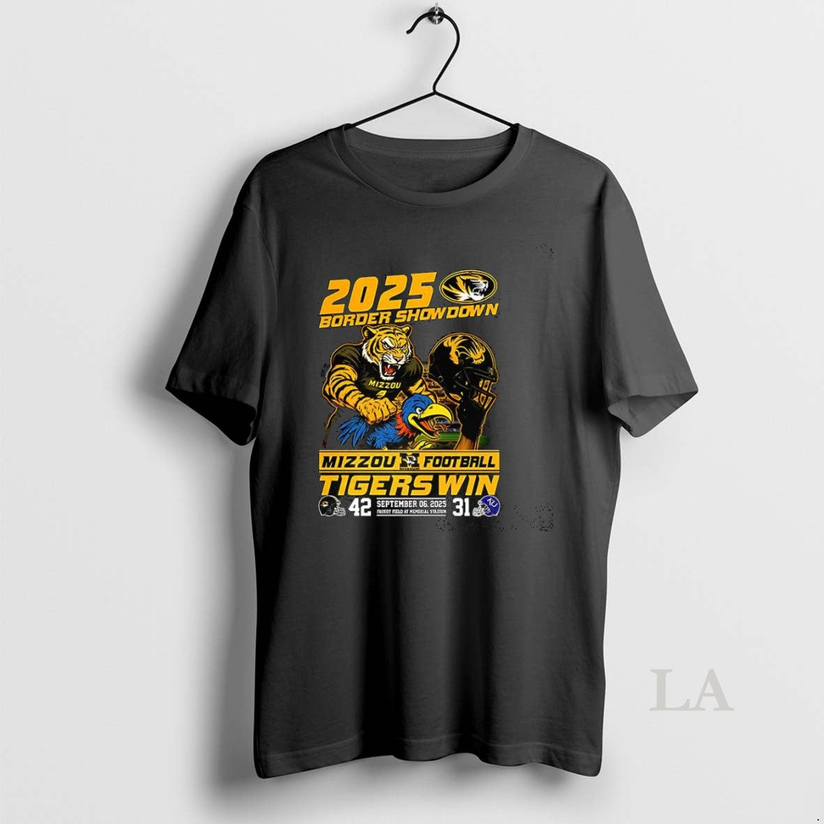 Original Tigers Win Mizzou Football Border Showdown 2025 Mascot