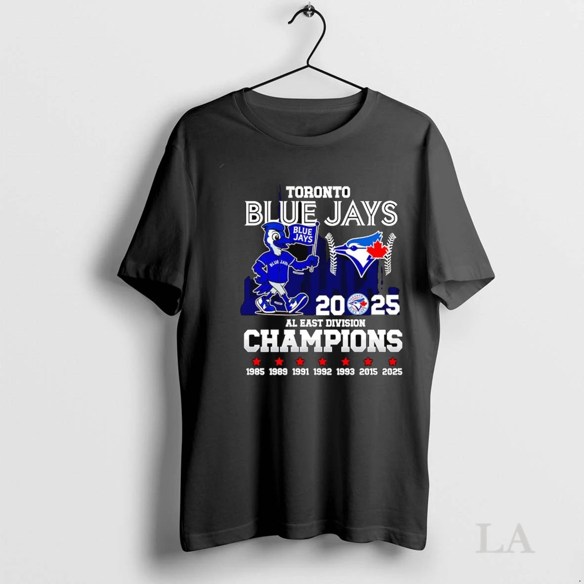Original Toronto Blue Jays 2025 Al East Division Champions Mascot Skyline