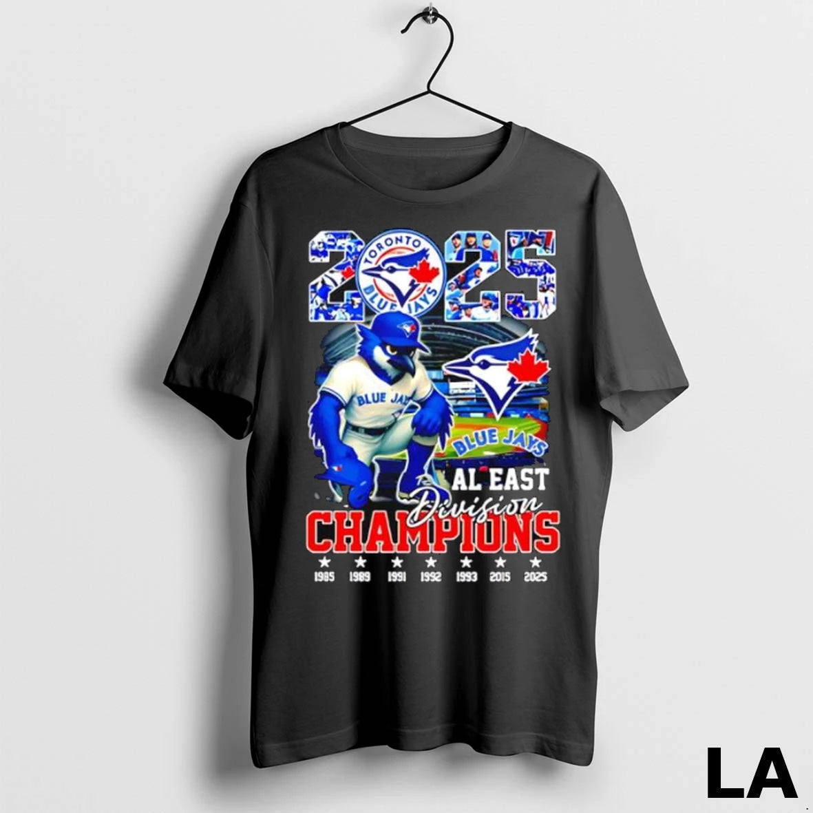 Original Toronto Blue Jays Al East Division Champions 1985 2025 Mascot Logo Ladies