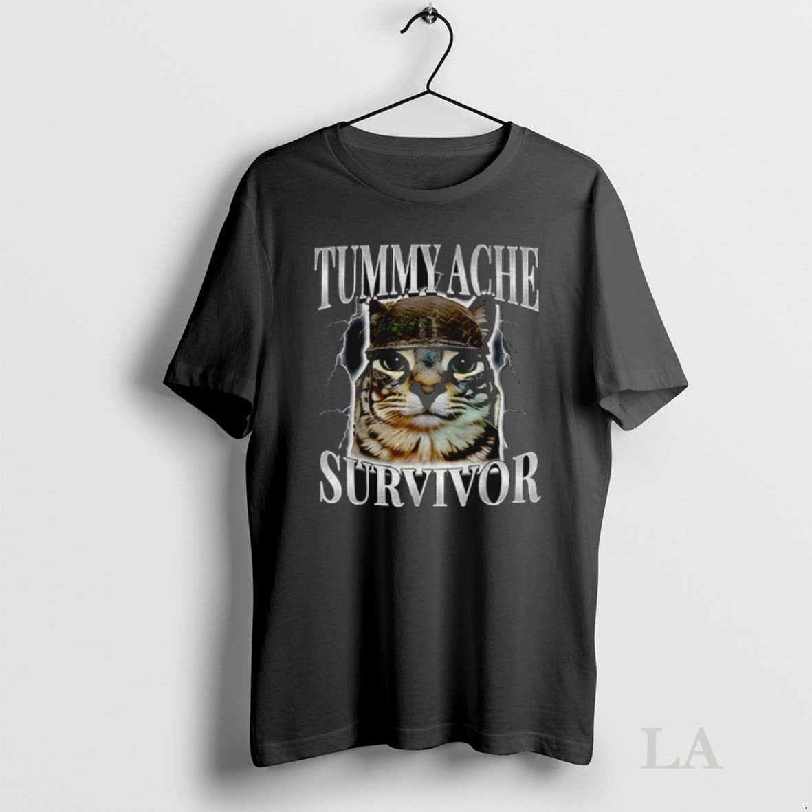 Original Tummy Ache Survivor Cat Funny