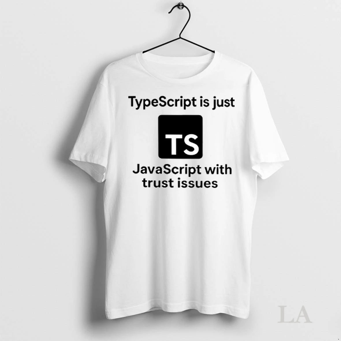 Original Typescript Is Just Javascript With Trust Issues Logo