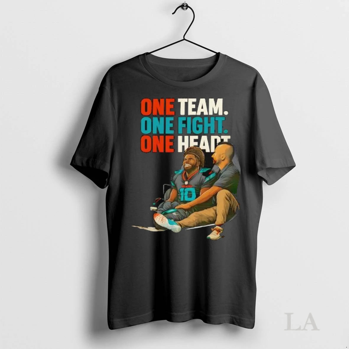 Original Tyreek Hill X Miami Dolphins One Team One Fight One Heart Ladies