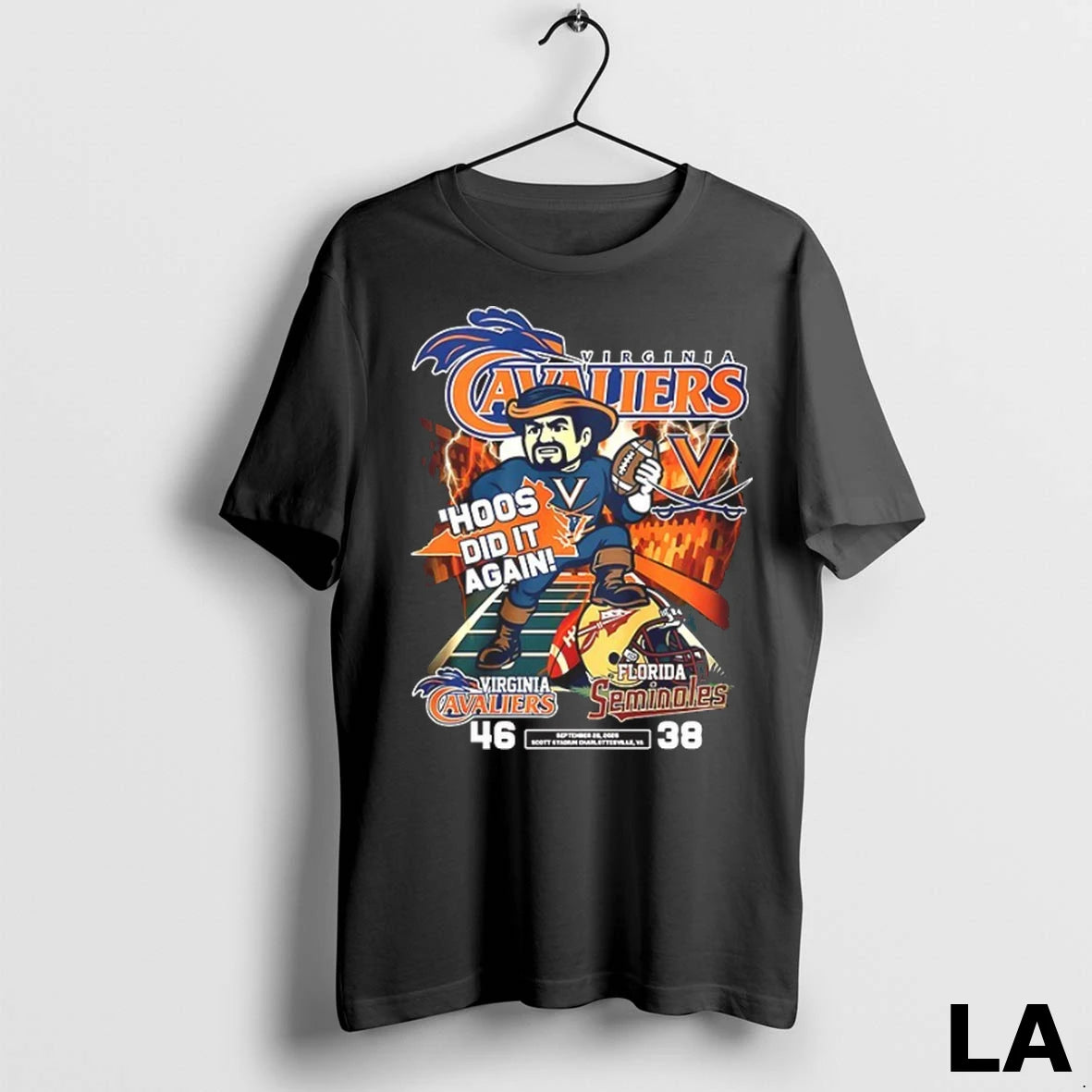 Original Virginia Cavaliers Beat Florida State Seminoles 2025 Hoos Did It Again Mascot