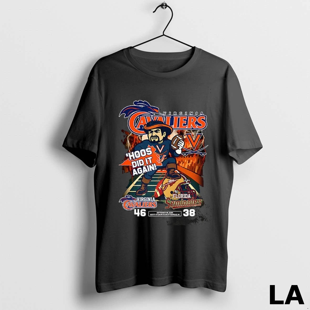 Original Virginia Cavaliers Vs Florida State Seminoles 2025 Scott Stadium Mascot