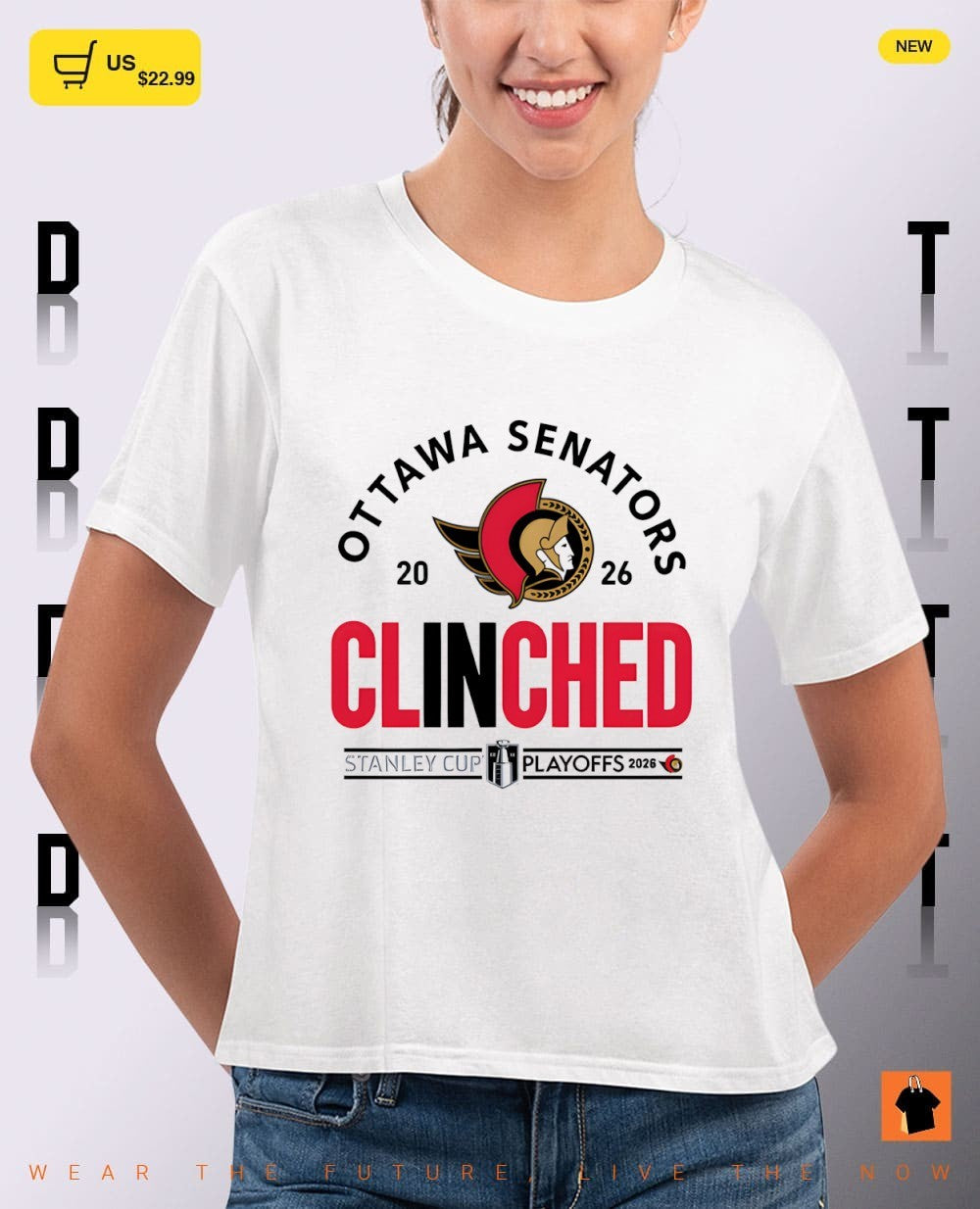 Ottawa Senators Hockey Clinched Stanley Cup Playoffs 2026 shirt