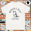 Otter dad pun World’s Best Fotter funny animal Father’s Day shirt