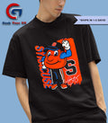 Otto the Orange Syracuse Orange mascot signature shirt
