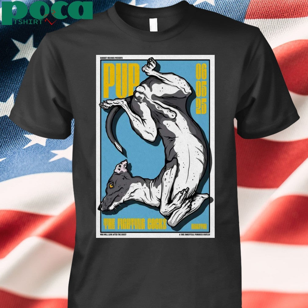PUP 05 6 2025 The Fighting Cocks Kingston Upon Thames, UK Event Poster shirt