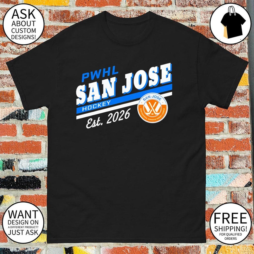 PWHL San Jose Sharks Hockey est 2026 shirt