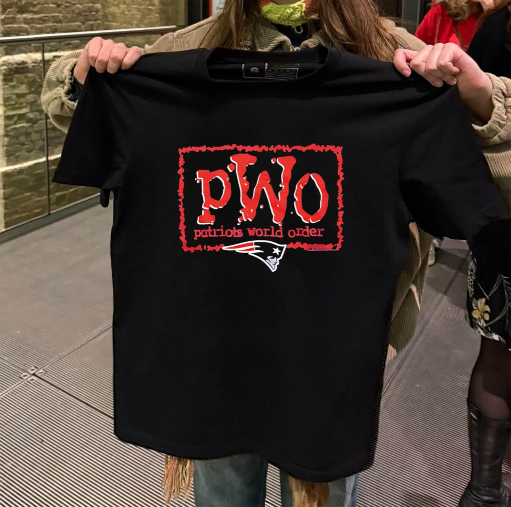 PWO Patriots World Order New England Football Team Logo shirt