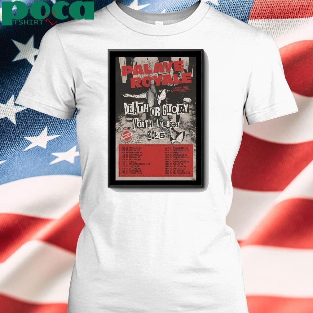 Palaye Royale Death Or Glory North America 2025 Poster shirt