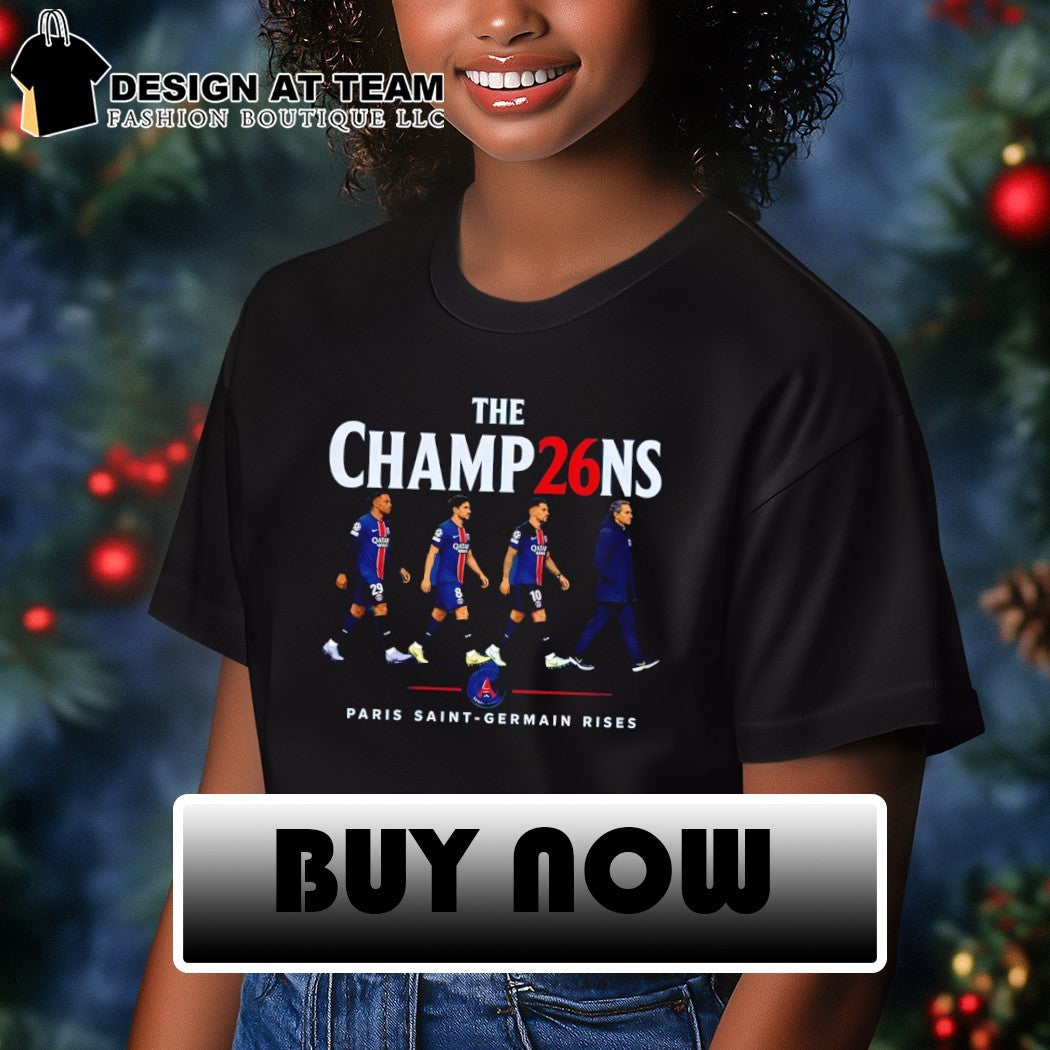 Paris Saint-Germain Rises Champions 2026 Abbey Road shirt