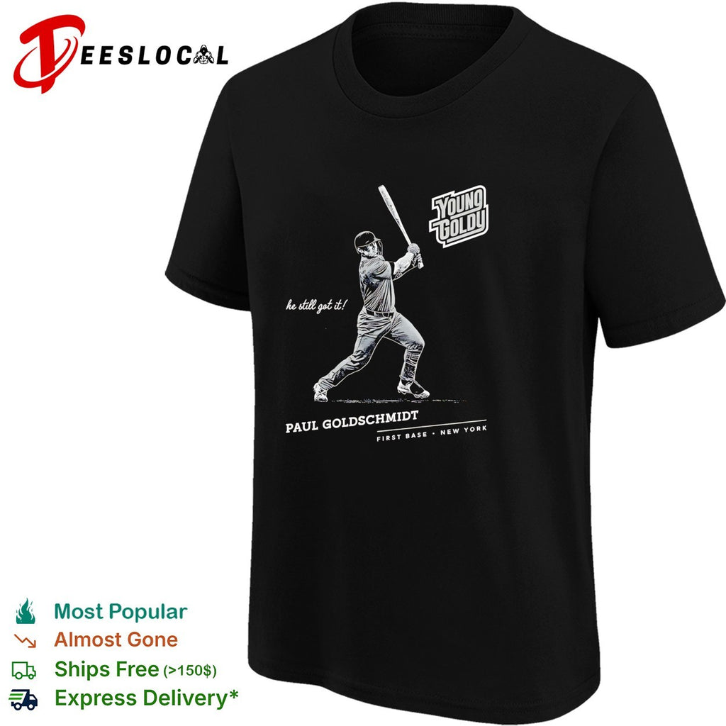Paul Goldschmidt Young Goldy New York baseball shirt