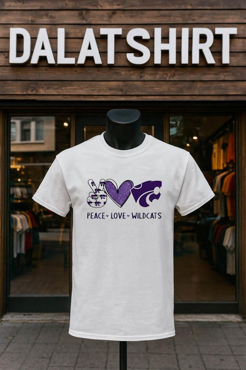 Peace Love Kansas State Wildcats shirt