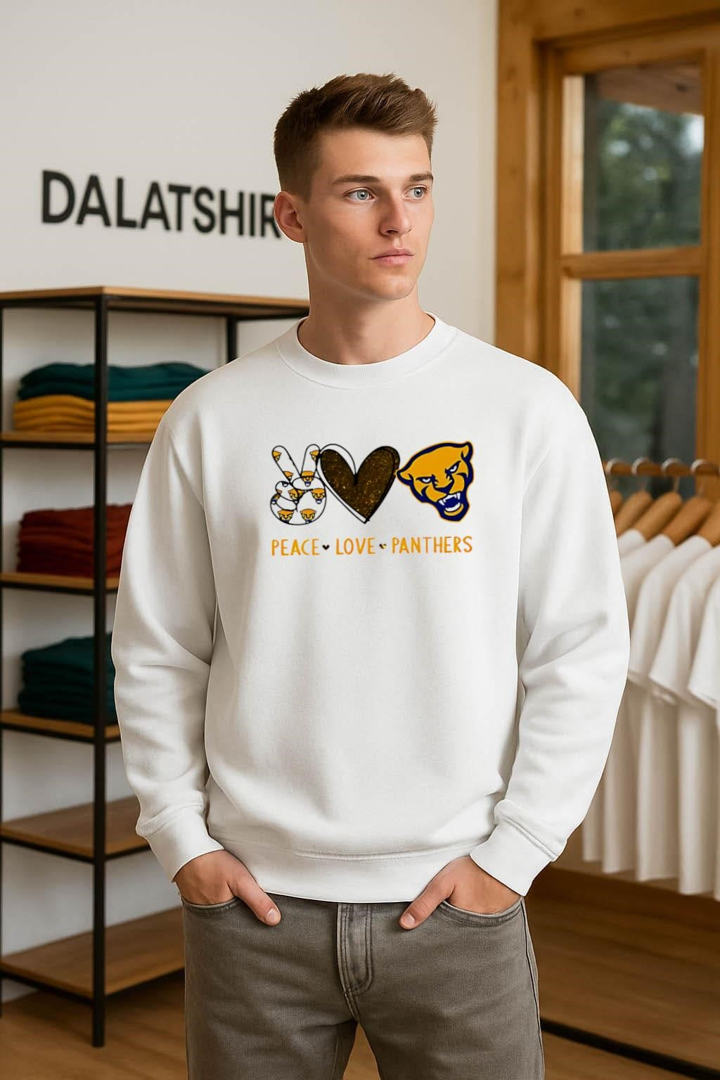 Peace Love Pittsburgh Panthers shirt