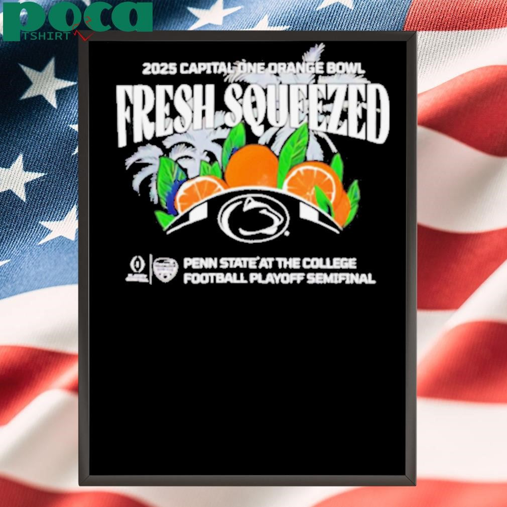 Penn State Nittany Lions 2025 CFP Capital One Orange Bowl shirt