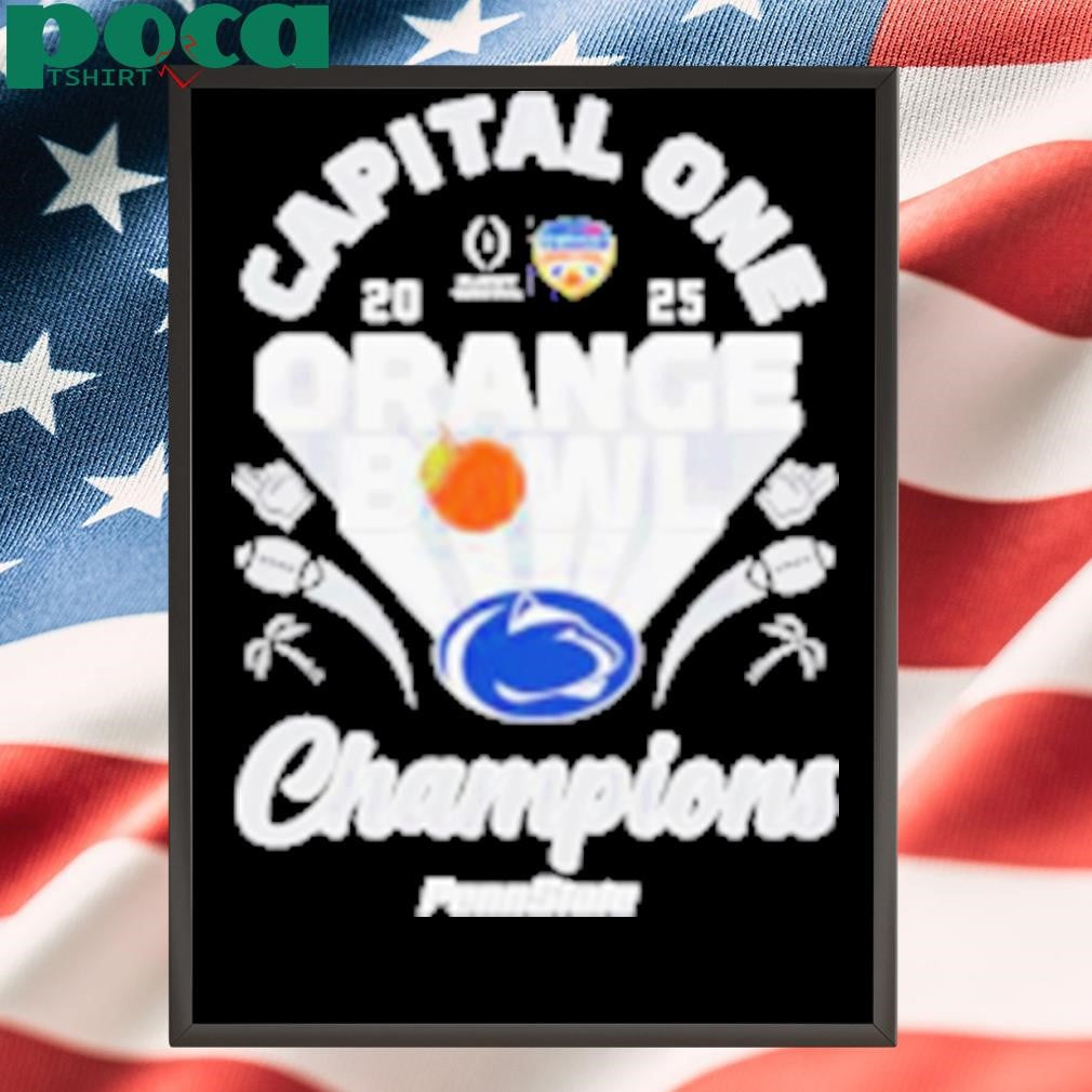 Penn State Nittany Lions 2025 Orange Bowl Champions T-Shirt