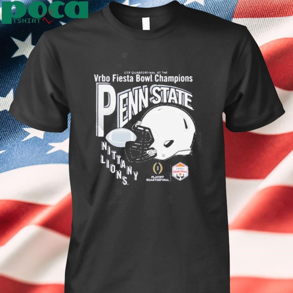 Penn State Nittany Lions Football 2025 Vrbo Fiesta Bowl Champions Helmet Shirt