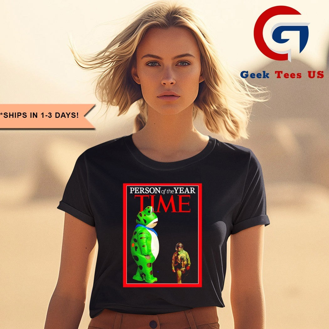 Person of the Year Time Portland Frog Protest shirt