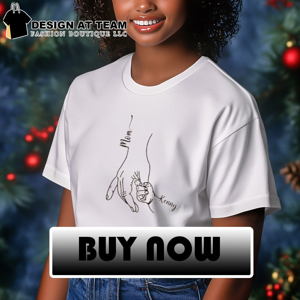 Personalized Mom Kids Hands Mother’s Day shirt