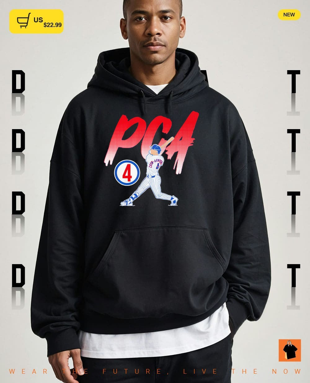 Pete Crow-Armstrong PCA 4 Chicago Cubs Baseball Slugger Swing Number shirt