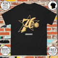 Philadelphia 76ers gold NBA Basketball 2026 Playoffs shirt