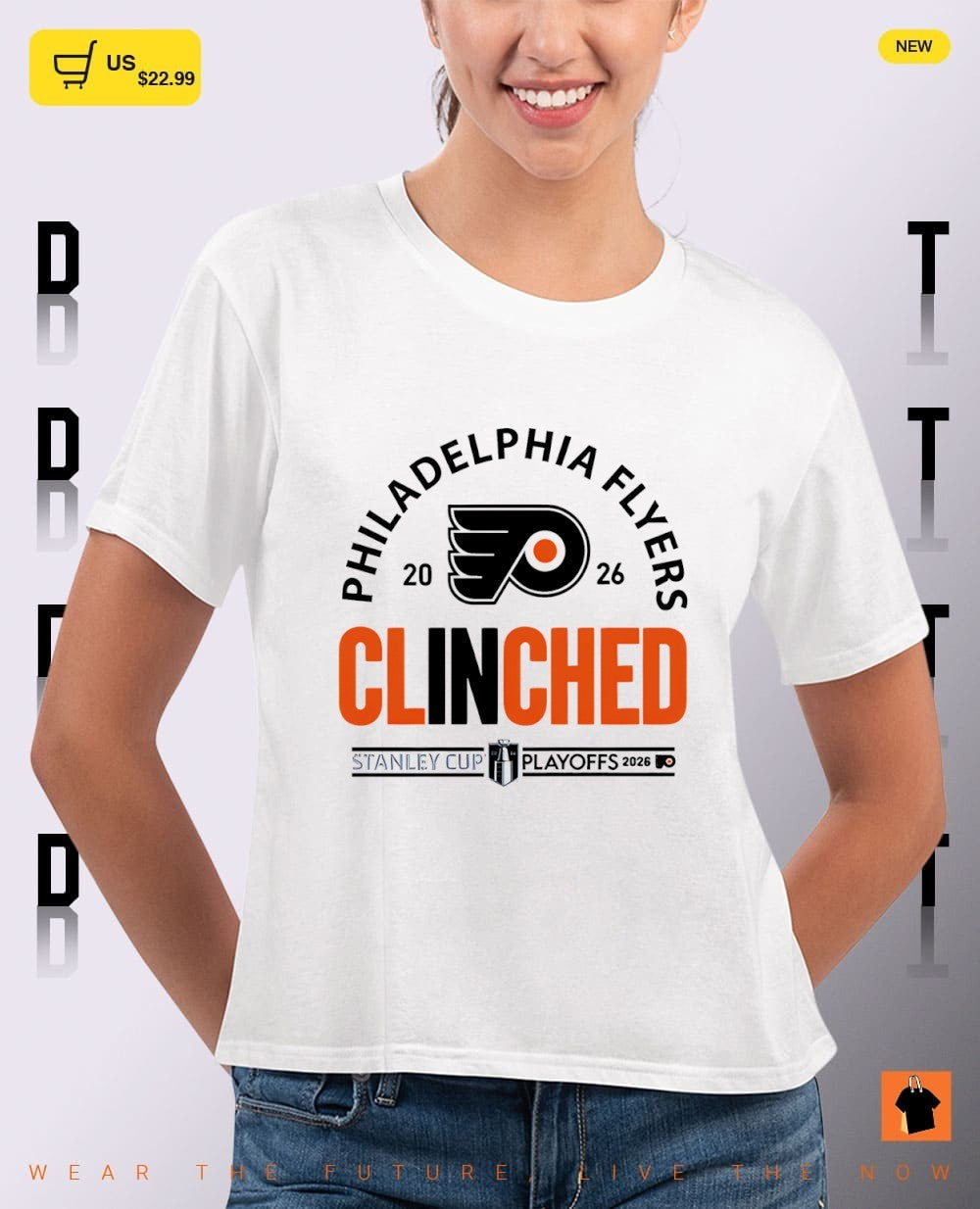 Philadelphia Flyers Hockey 2026 Stanley Cup Playoffs Clinched shirt