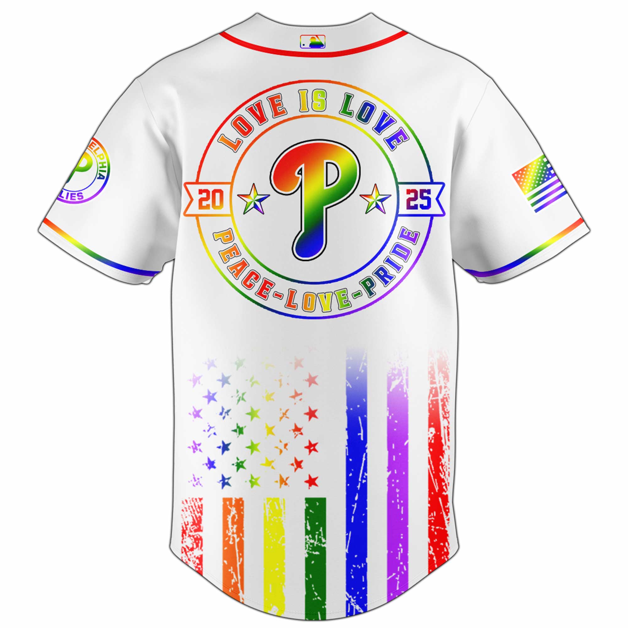 Philadelphia Phillies Happy Pride Month Baseball Jersey