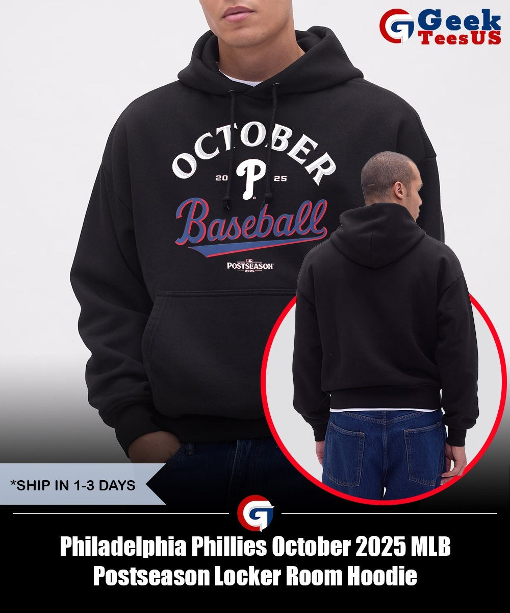 Philadelphia Phillies October 2025 MLB Postseason Locker Room shirt