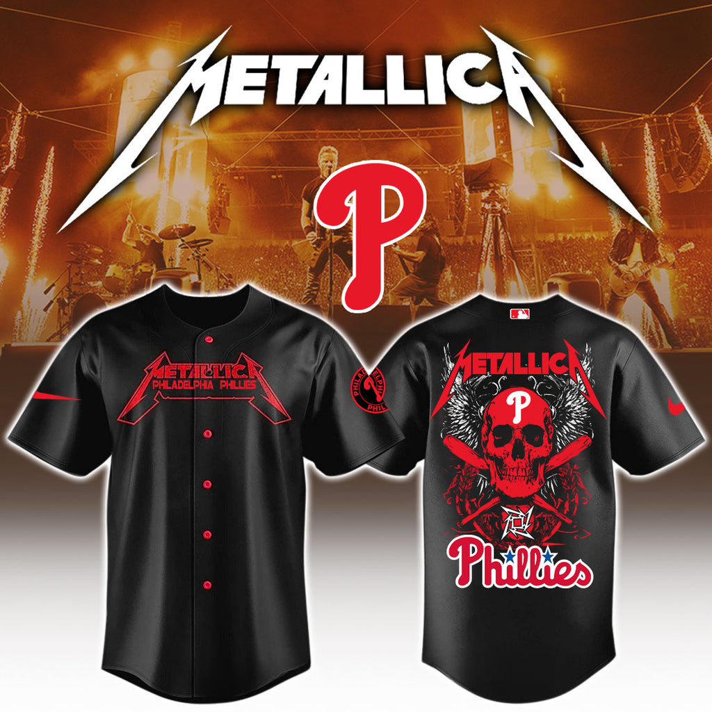 Philadelphia Phillies Metallica Jersey 2025